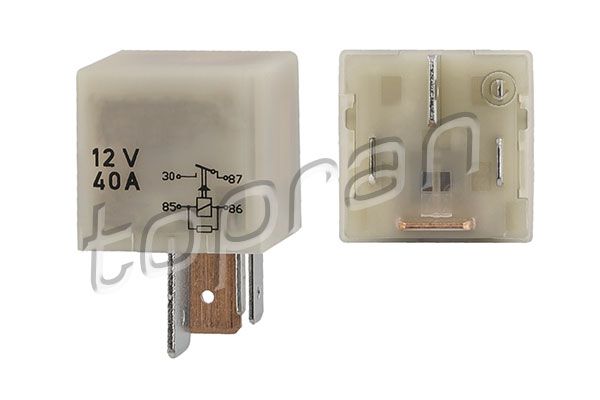Relay, glow plug system TOPRAN 107 258