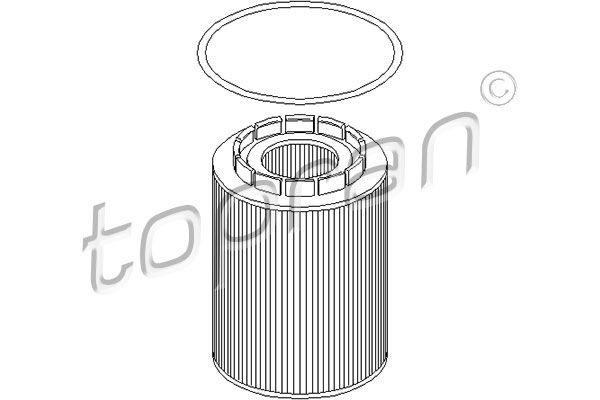 Alyvos filtras TOPRAN 107 757