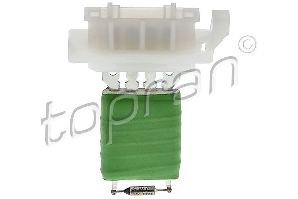 Resistor, interior blower TOPRAN 112 217