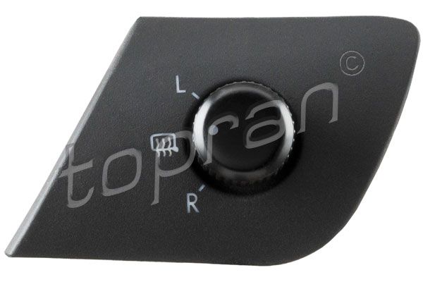 Switch, exterior rearview mirror adjustment TOPRAN 114 286