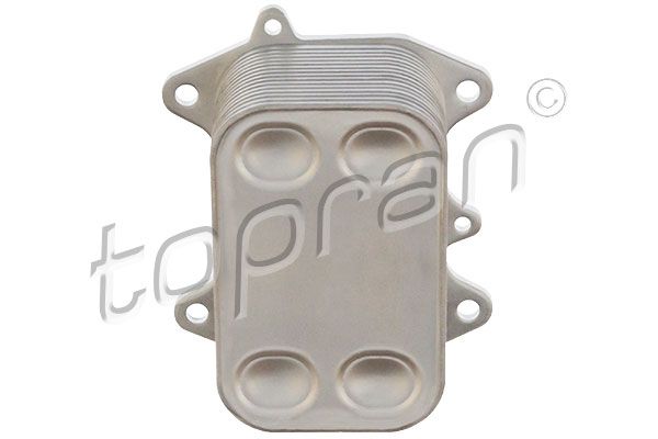 Oil Cooler, engine oil TOPRAN 114 750