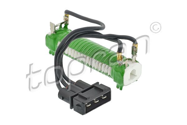 Series resistor, electric motor (radiator fan) TOPRAN 115 557