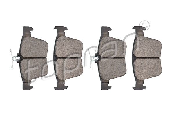 Brake Pad Set, disc brake TOPRAN 116 650