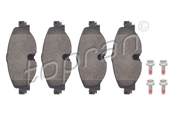 Brake Pad Set, disc brake TOPRAN 116 955