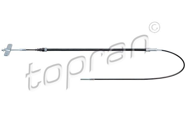 Cable Pull, parking brake TOPRAN 118 700