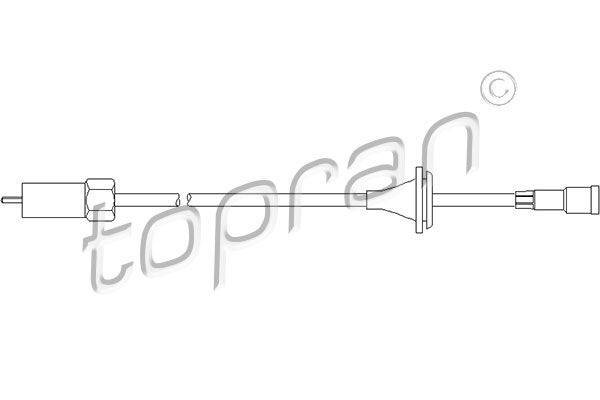 Трос привода спідометра TOPRAN 202 220