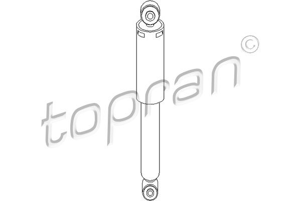 Shock Absorber TOPRAN 206 551