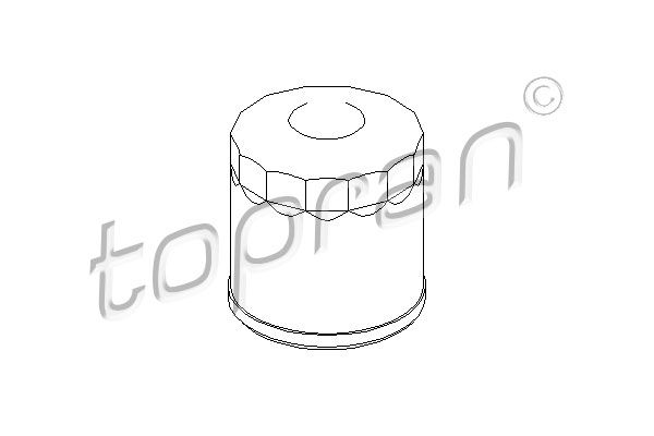 Oil Filter TOPRAN 207 483