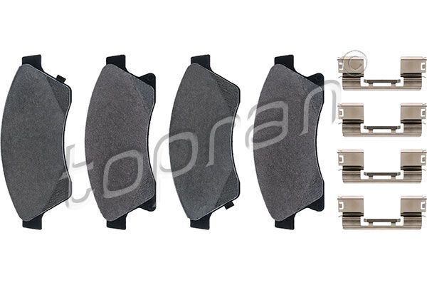 Brake Pad Set, disc brake TOPRAN 208 008