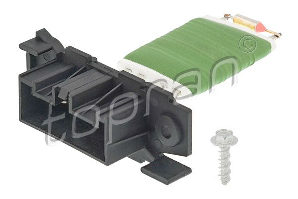 Resistor, interior blower TOPRAN 208 648