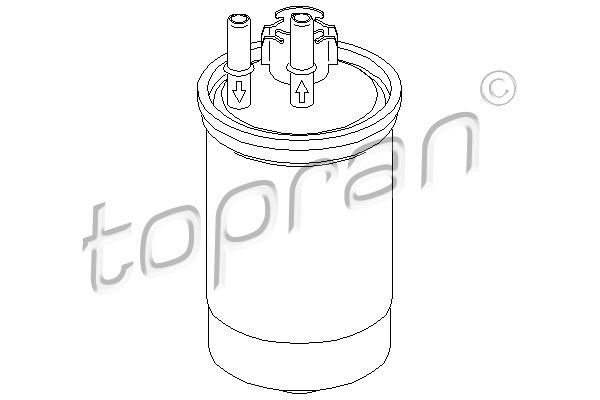 Фільтр палива TOPRAN 301 660