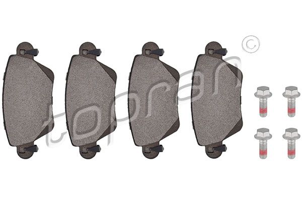 Brake Pad Set, disc brake TOPRAN 302 051