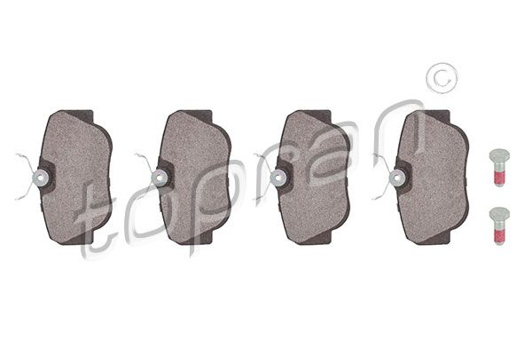 Brake Pad Set, disc brake TOPRAN 400 517