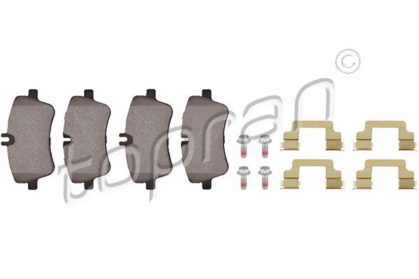 Brake Pad Set, disc brake TOPRAN 401 430