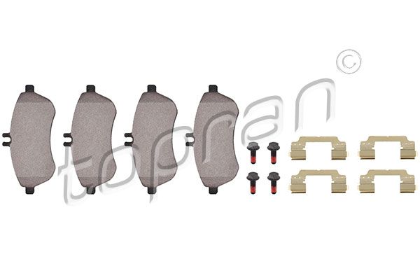 Brake Pad Set, disc brake TOPRAN 407 764