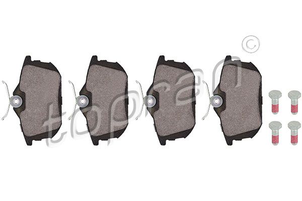 Brake Pad Set, disc brake TOPRAN 407 961