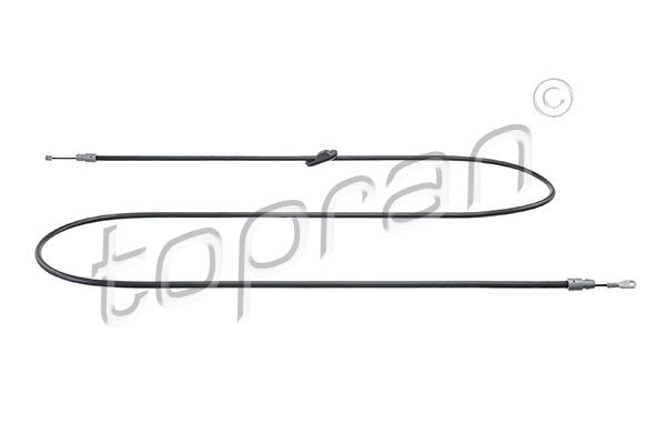 Cable Pull, parking brake TOPRAN 409 198