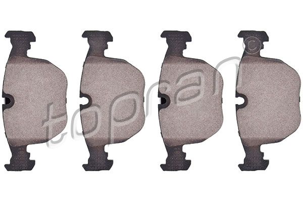 Brake Pad Set, disc brake TOPRAN 500 834