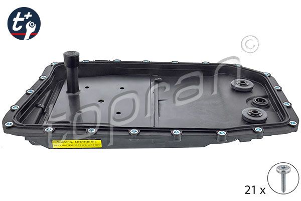 Oil Sump, automatic transmission TOPRAN 500 991