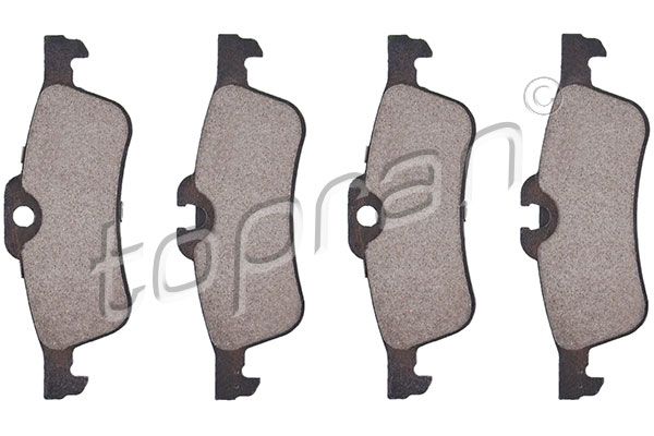 Brake Pad Set, disc brake TOPRAN 501 017