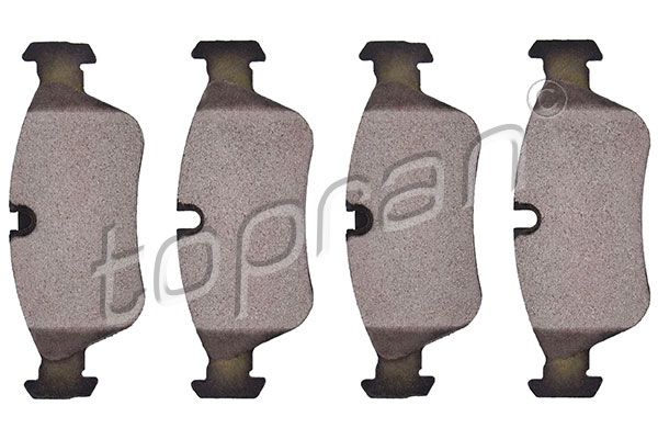 Brake Pad Set, disc brake TOPRAN 501 243