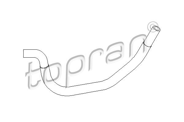 Hydraulic Hose, steering TOPRAN 501 558