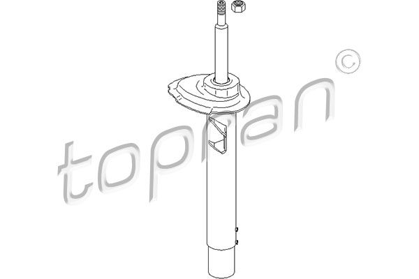 Amortizatorius TOPRAN 501 626