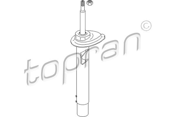 Amortizatorius TOPRAN 501 627