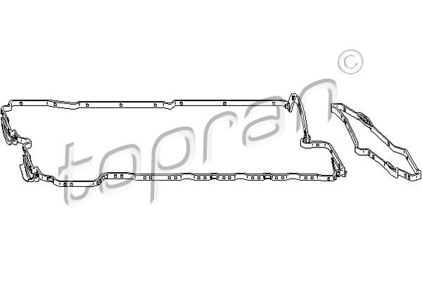 Gasket Set, cylinder head cover TOPRAN 501 671