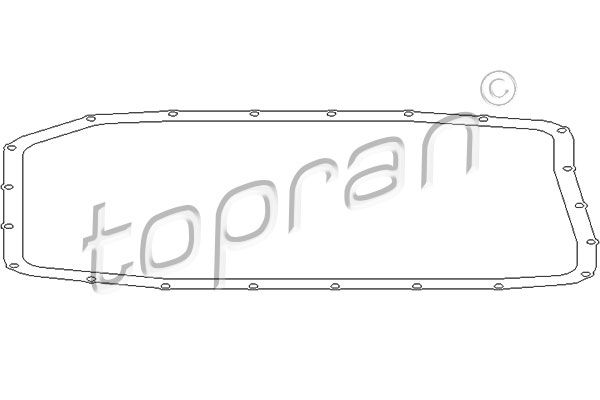 Tarpiklis, automatinės pavarų dėžės alyvos karteris TOPRAN 501 748