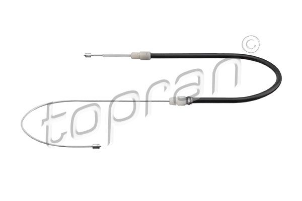 Cable Pull, parking brake TOPRAN 631 751