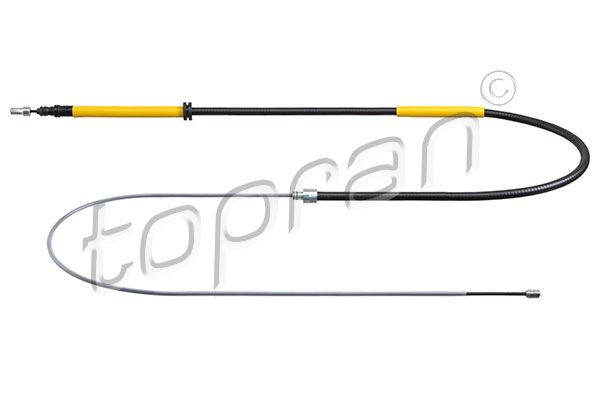 Cable Pull, parking brake TOPRAN 701 510