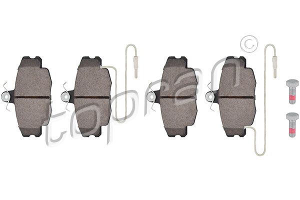 Brake Pad Set, disc brake TOPRAN 720 249