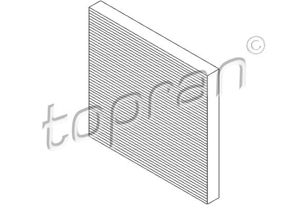 Filtras, salono oras TOPRAN 720 338