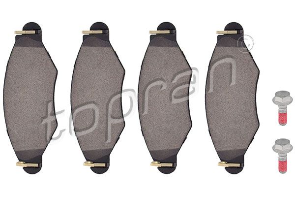 Brake Pad Set, disc brake TOPRAN 721 233