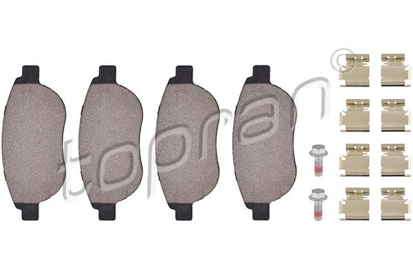 Brake Pad Set, disc brake TOPRAN 721 239