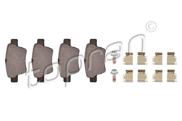 Brake Pad Set, disc brake TOPRAN 721 246