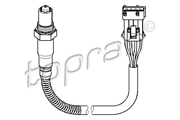 Lambda Sensor TOPRAN 722 025