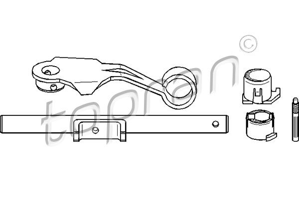 Release Fork, clutch TOPRAN 722 141