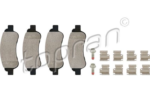 Brake Pad Set, disc brake TOPRAN 723 134