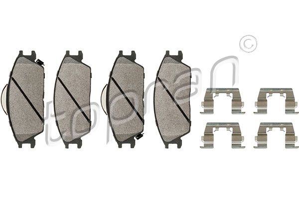 Brake Pad Set, disc brake TOPRAN 820 370