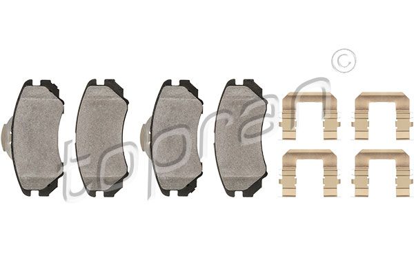 Brake Pad Set, disc brake TOPRAN 820 699