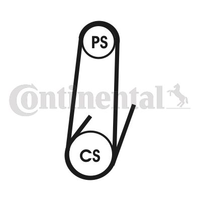 Поліклиновий ремінь CONTINENTAL CTAM 4PK711 ELAST