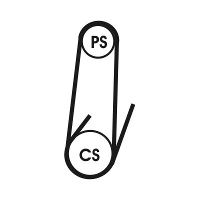 V formos rumbuoti diržai CONTINENTAL CTAM 4PK1022ELAST