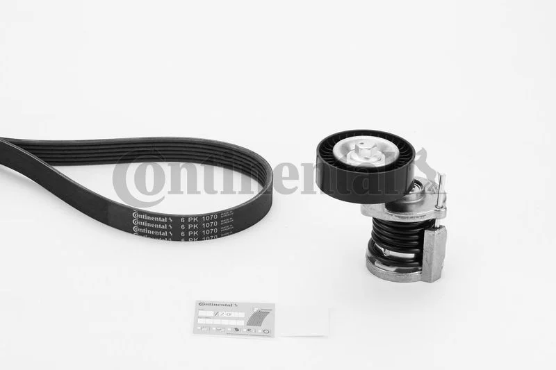 V formos rumbuotas diržas, komplektas CONTINENTAL CTAM 6PK1070K1