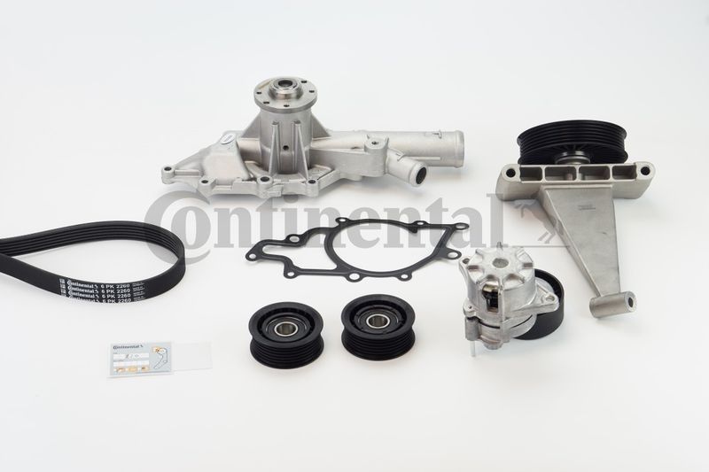 Water Pump + V-Ribbed Belt Kit CONTINENTAL CTAM 6PK2260WP1