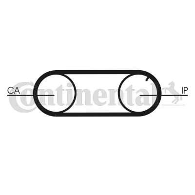 Paskirstymo diržas CONTINENTAL CTAM CT641
