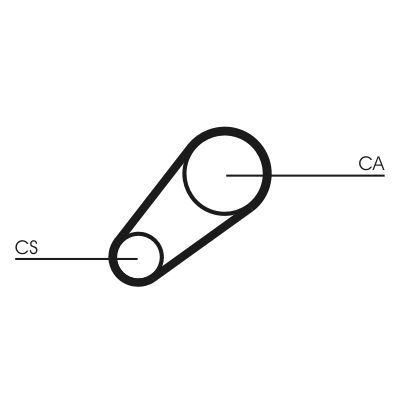 Зубчастий ремінь CONTINENTAL CTAM CT648