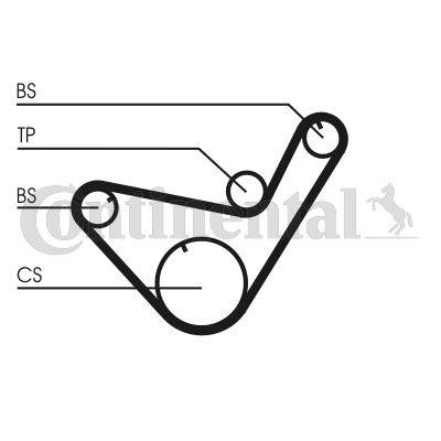 Timing Belt Kit CONTINENTAL CTAM CT714K1