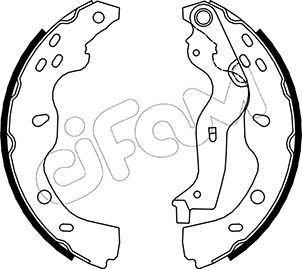 Brake Shoe Set CIFAM 153-096